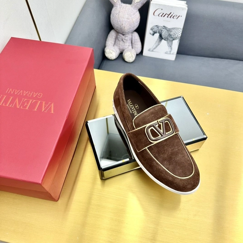 Trendy Vxlxntino Leather Shoes 231329