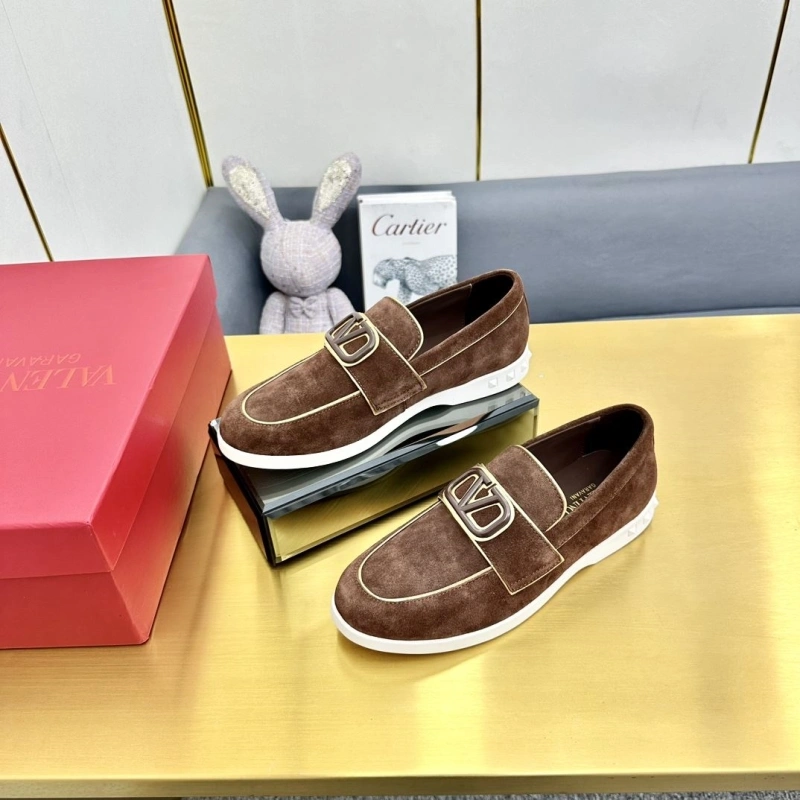 Trendy Vxlxntino Leather Shoes 231329