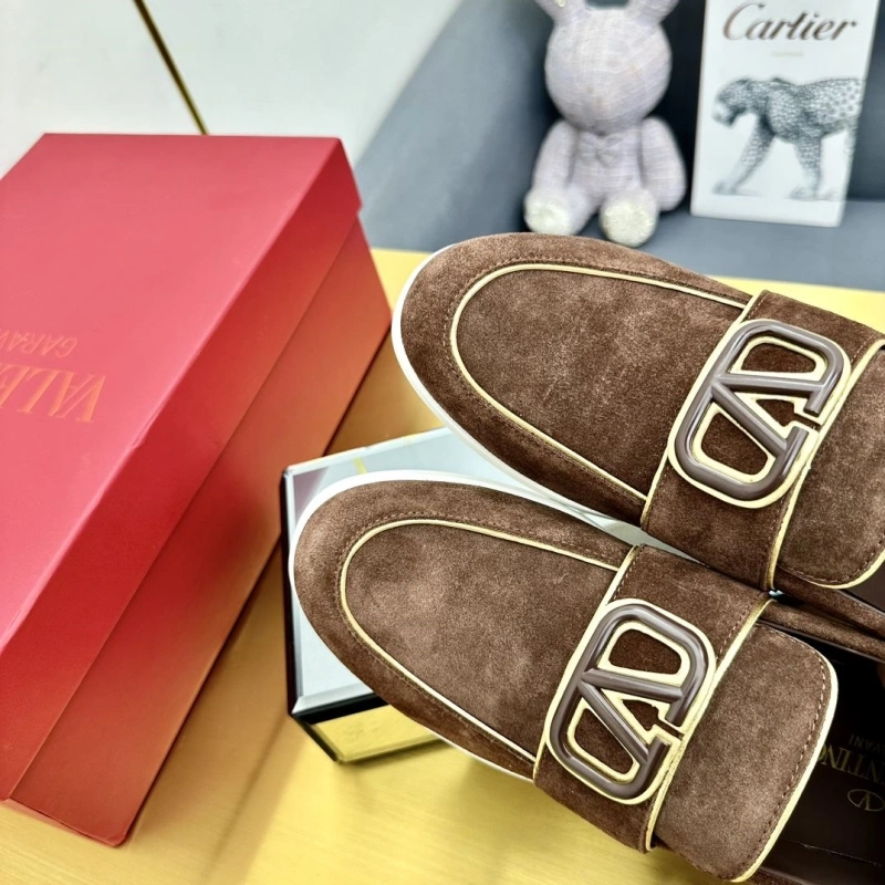 Trendy Vxlxntino Leather Shoes 231329