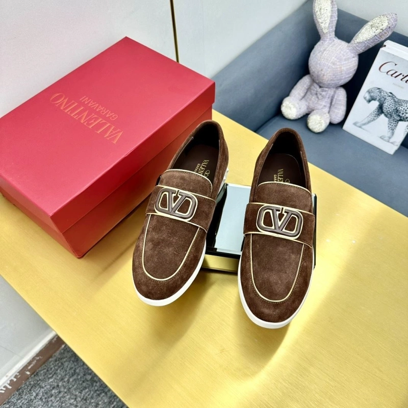Trendy Vxlxntino Leather Shoes 231329
