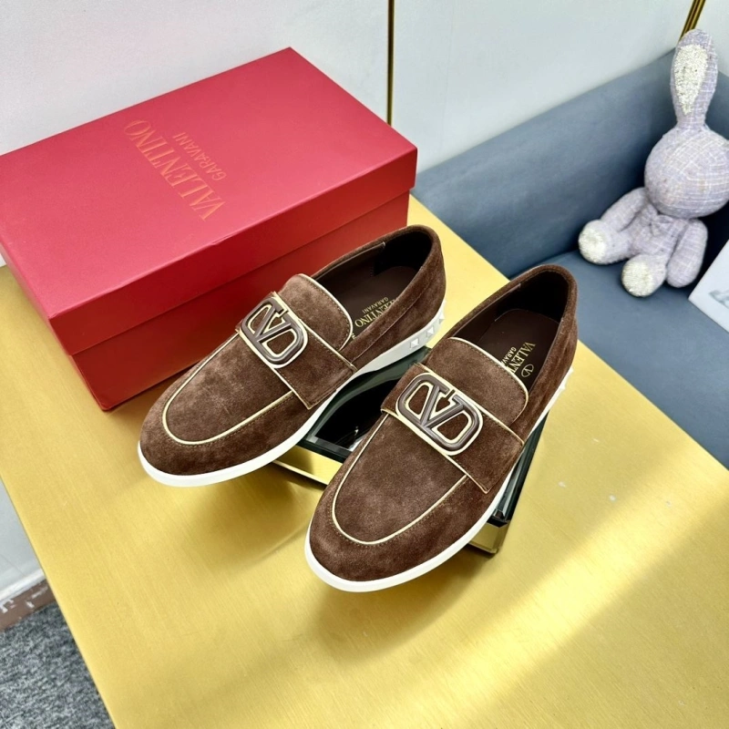 Trendy Vxlxntino Leather Shoes 231329