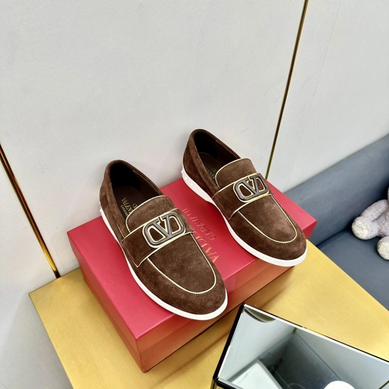 Trendy Vxlxntino Leather Shoes 231329