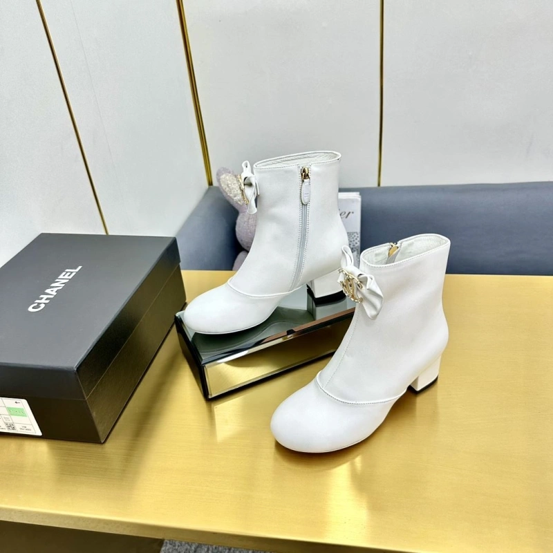 Bright Chxnxl Leather Shoes 126688