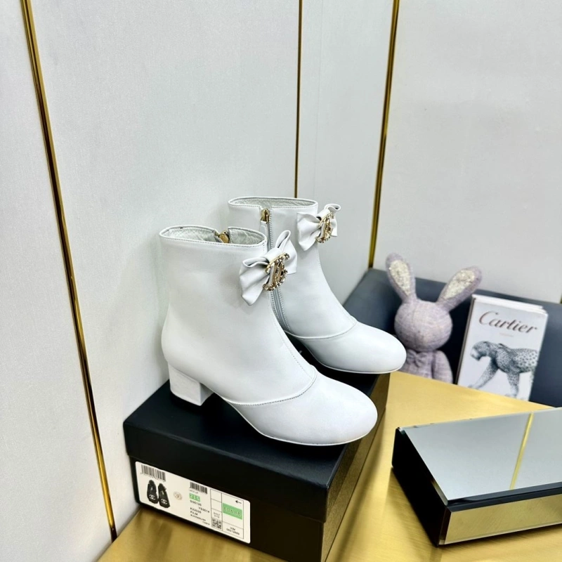 Bright Chxnxl Leather Shoes 126688