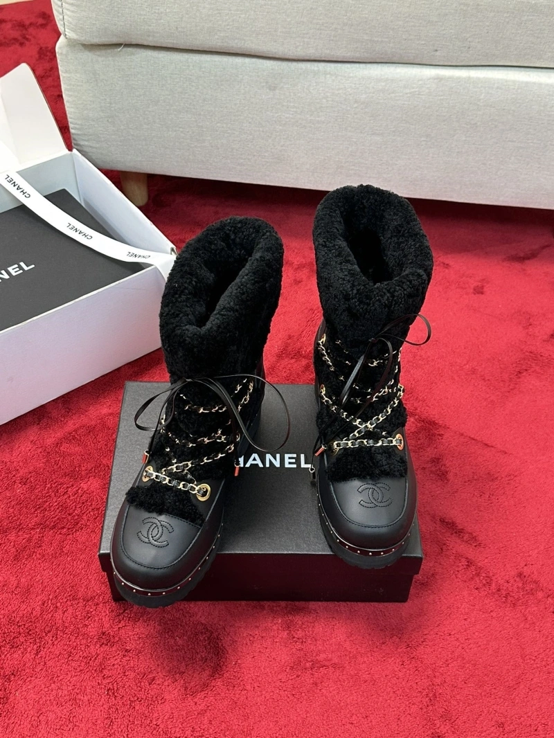 Trendsetting Chxnxl Leather Shoes 126669