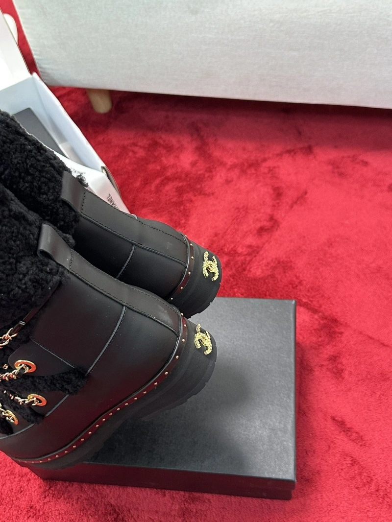 Trendsetting Chxnxl Leather Shoes 126669