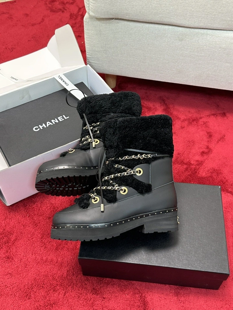 Trendsetting Chxnxl Leather Shoes 126669
