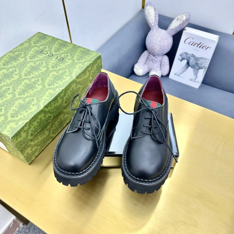 Breathable Gxccx Leather Shoes 161602