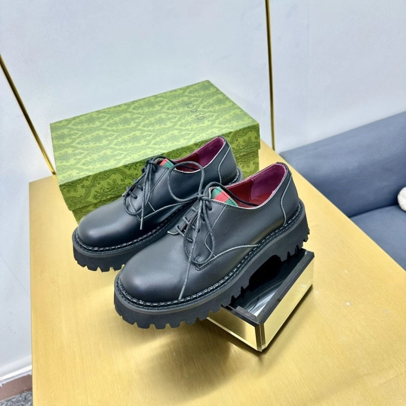 Breathable Gxccx Leather Shoes 161602