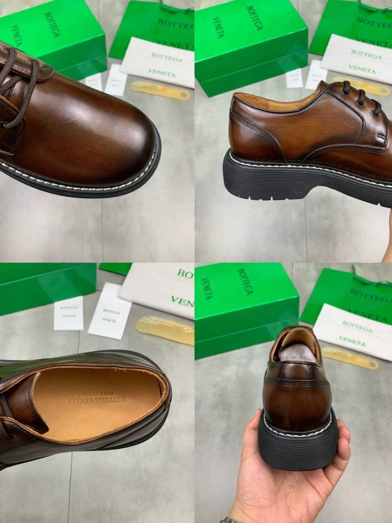 Bxttxga Vxnxta Leather Shoes Breathable 112485
