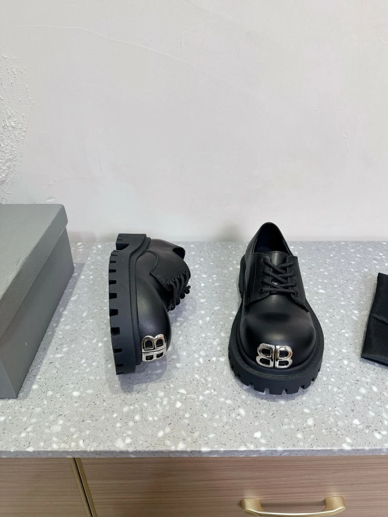 Bxlxnciaga Leather Shoes Sophisticated 109295
