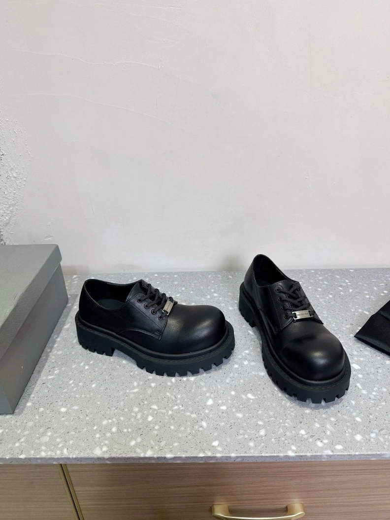 Bxlxnciaga Leather Shoes Flexible 109293