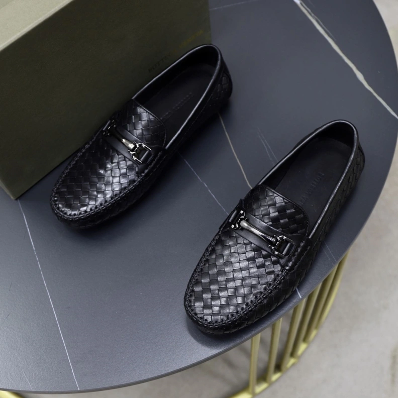 Bxttxga Vxnxta Leather Shoes Trendsetting 112493