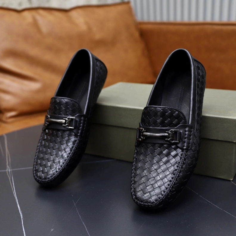 Bxttxga Vxnxta Leather Shoes Trendsetting 112493