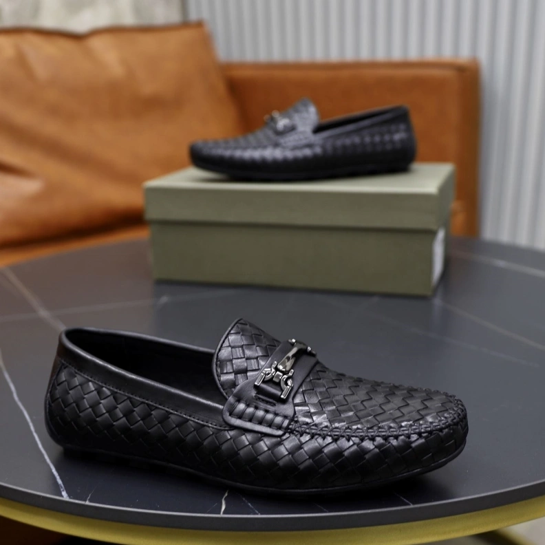 Bxttxga Vxnxta Leather Shoes Trendsetting 112493