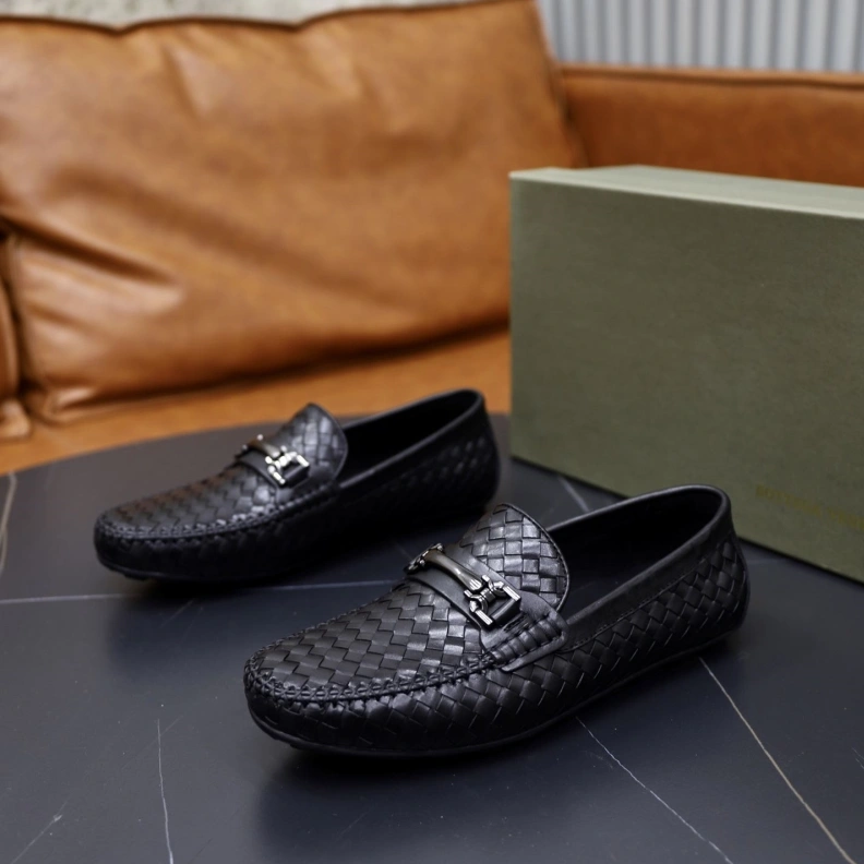 Bxttxga Vxnxta Leather Shoes Trendsetting 112493