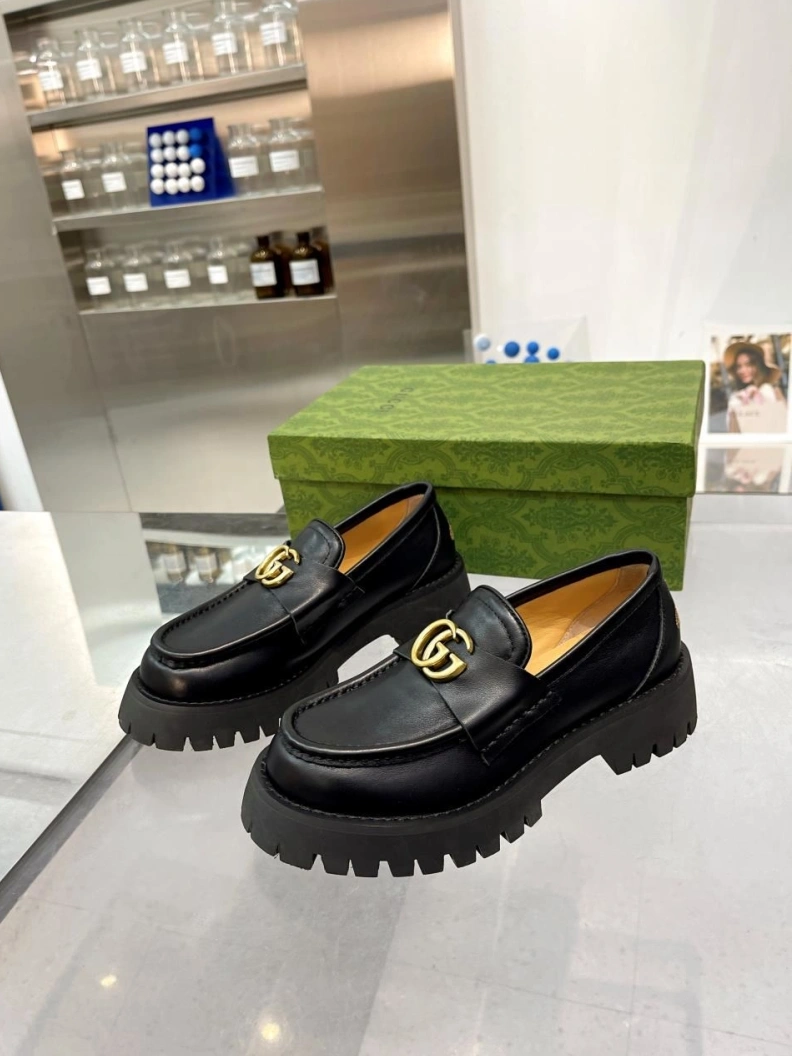 Gxccx Leather Shoes Bright 156269