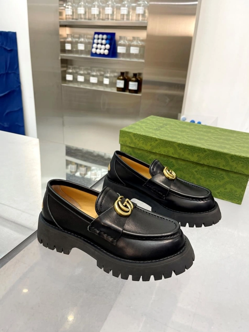 Gxccx Leather Shoes Bright 156269