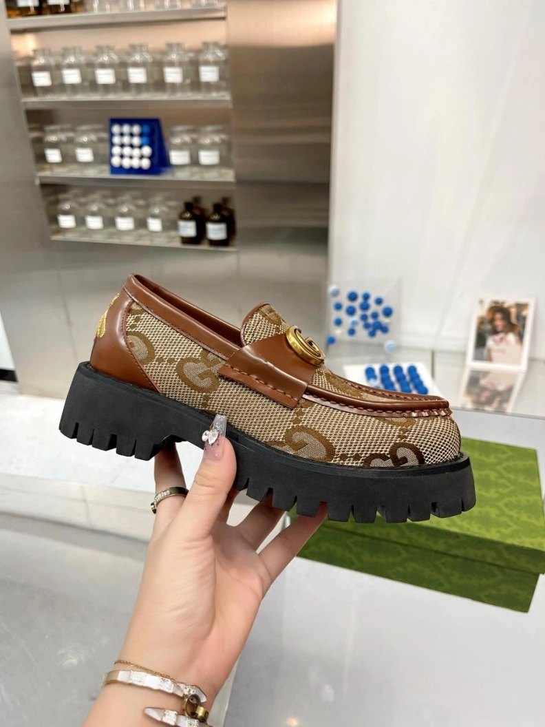 Gxccx Leather Shoes Fashionable 156272