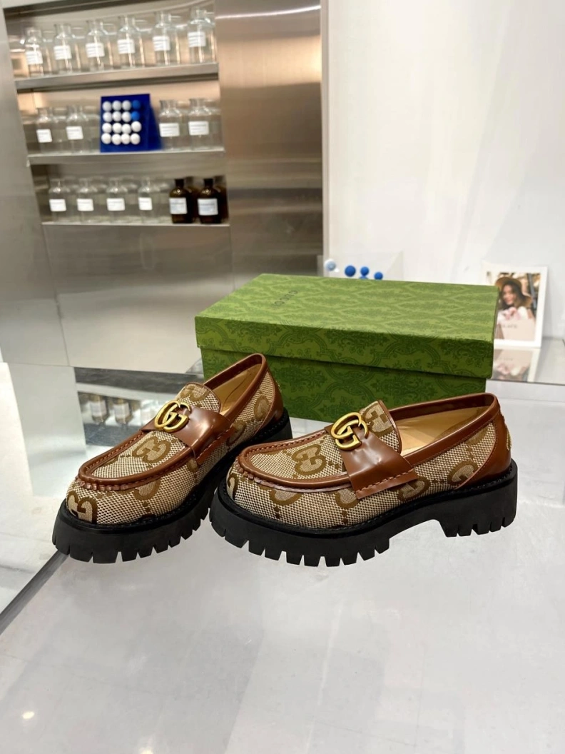 Gxccx Leather Shoes Fashionable 156272