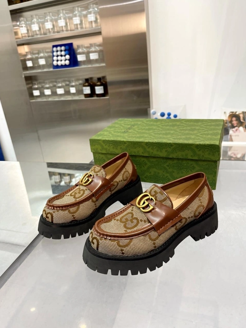 Gxccx Leather Shoes Fashionable 156272
