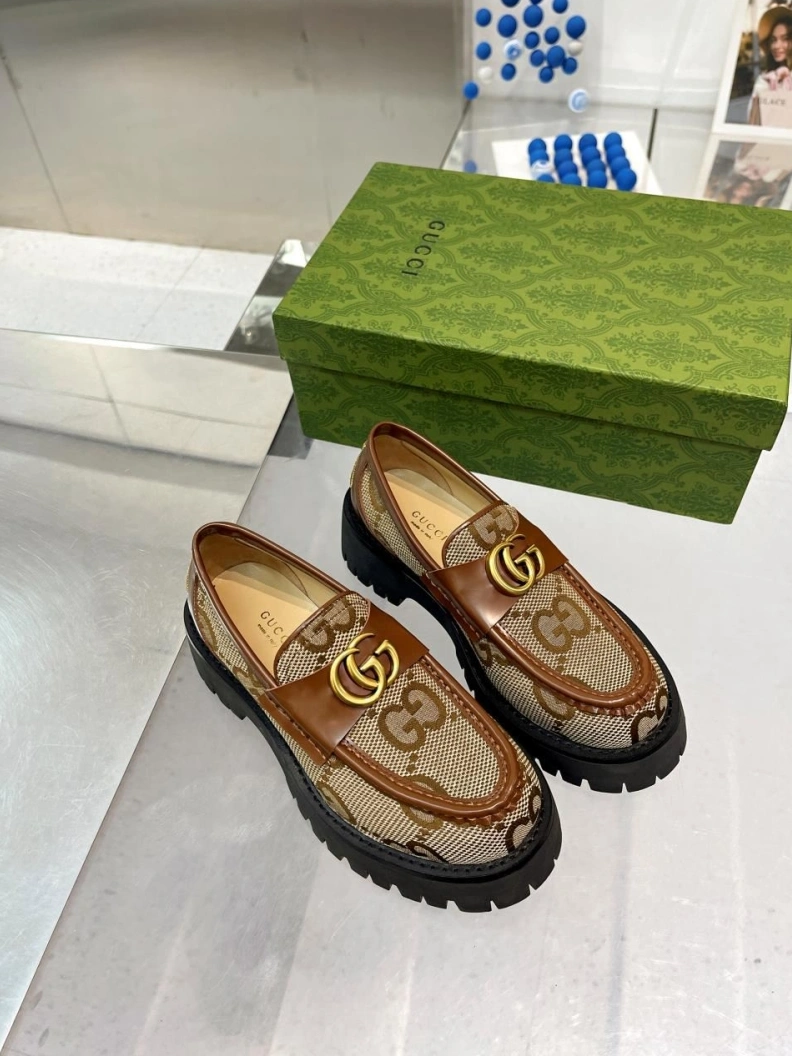 Gxccx Leather Shoes Fashionable 156272