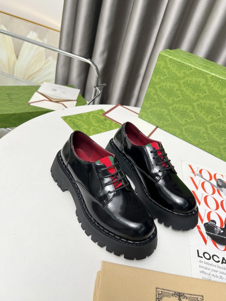 Gxccx Leather Shoes Fashionable 156274