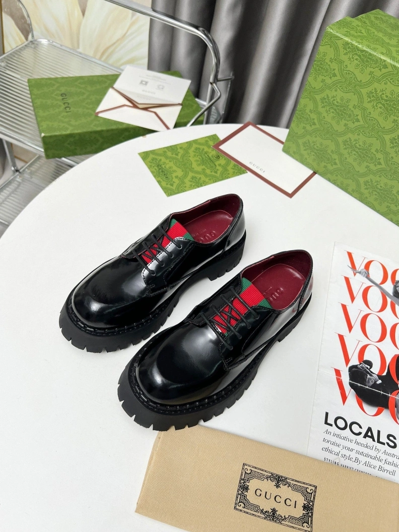 Gxccx Leather Shoes Fashionable 156274
