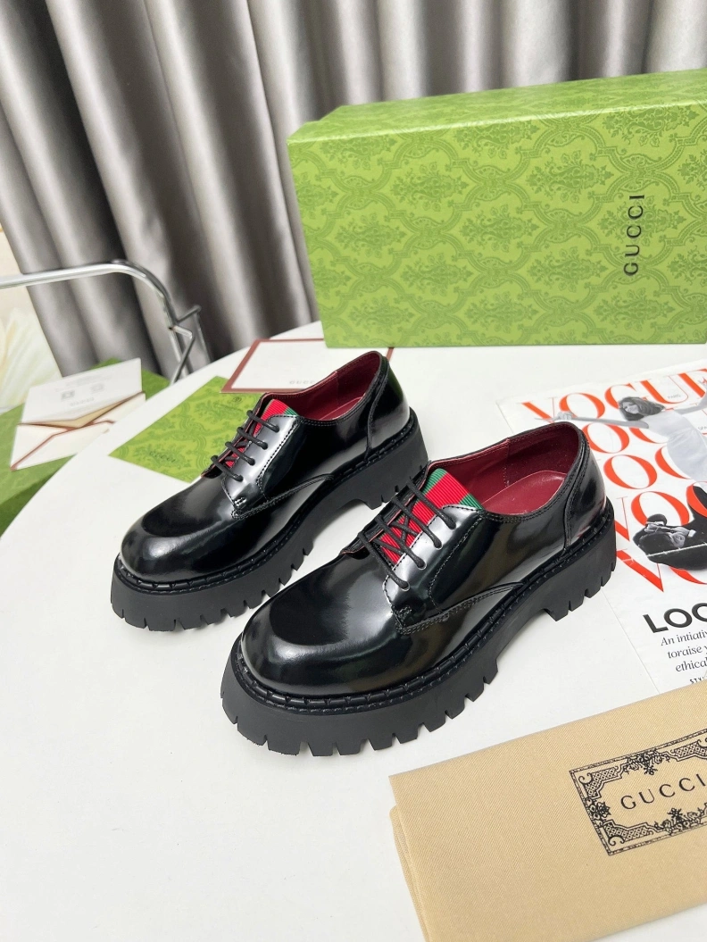 Gxccx Leather Shoes Fashionable 156274