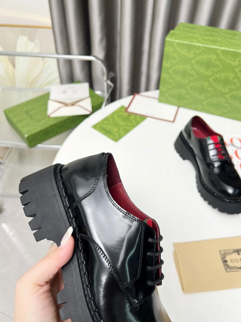 Gxccx Leather Shoes Fashionable 156274