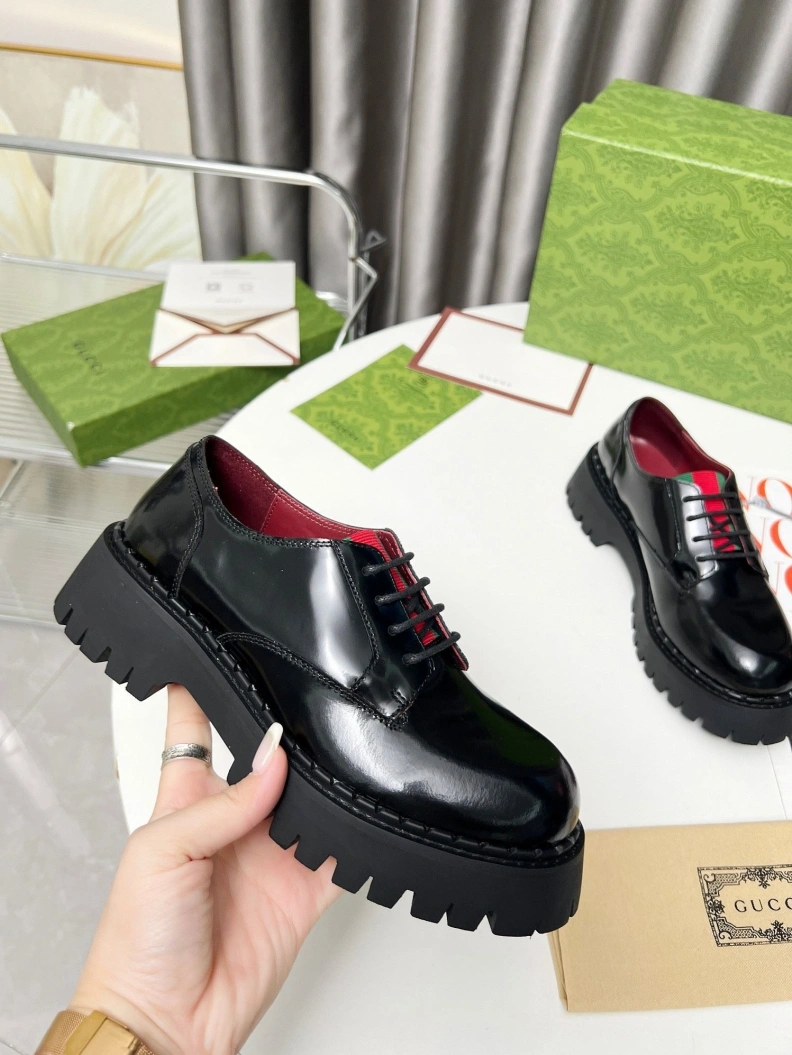 Gxccx Leather Shoes Fashionable 156274