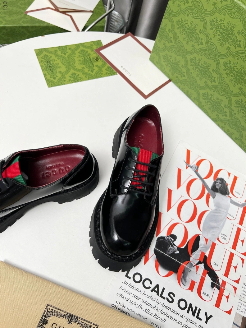 Gxccx Leather Shoes Fashionable 156274
