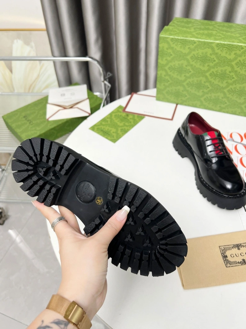 Gxccx Leather Shoes Fashionable 156274