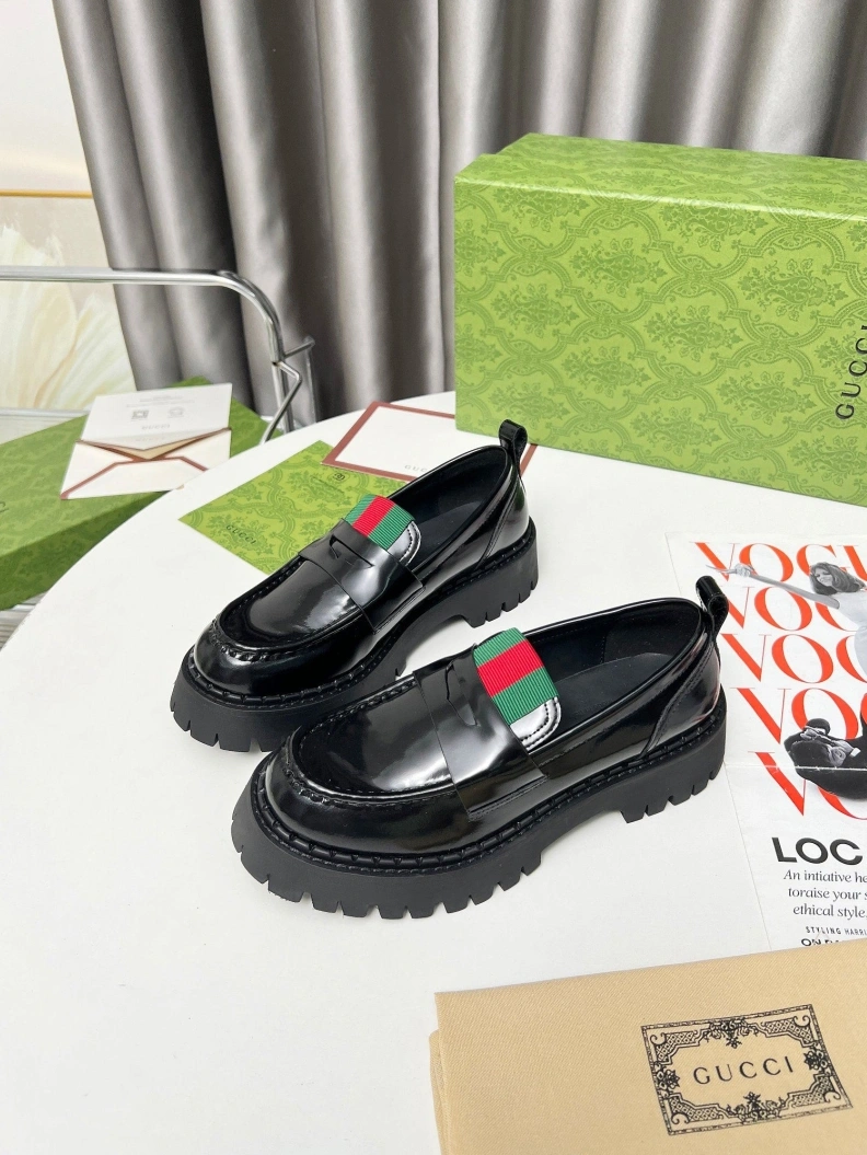 Functional Gxccx Leather Shoes 156273