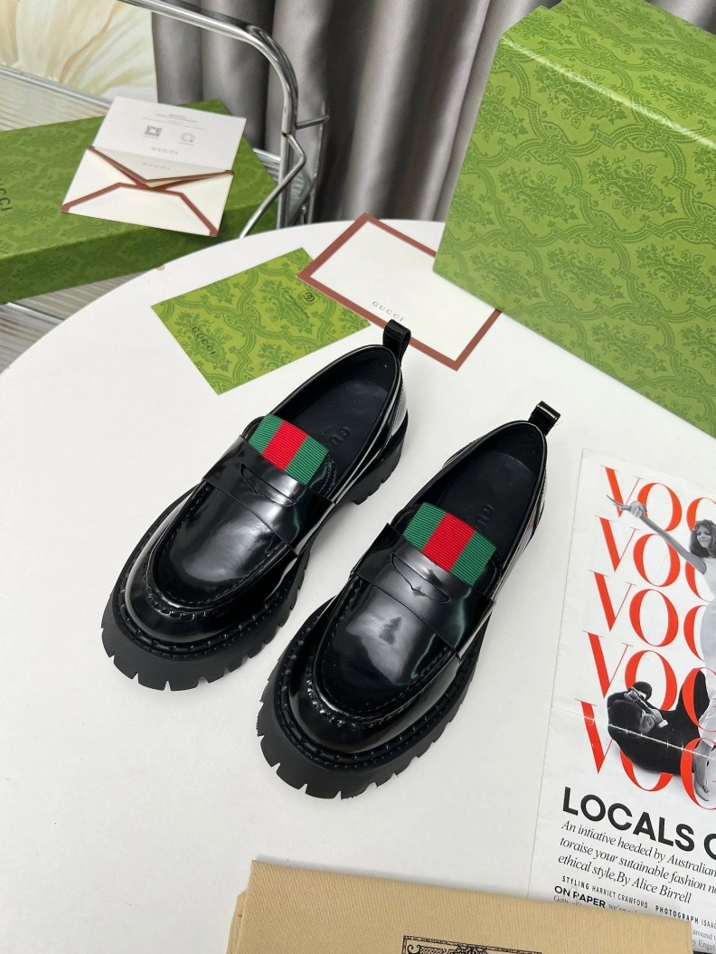 Functional Gxccx Leather Shoes 156273