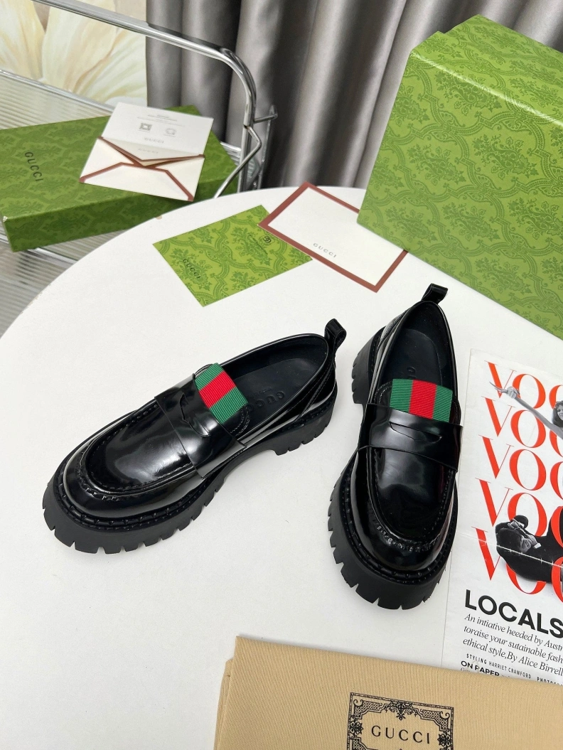 Functional Gxccx Leather Shoes 156273