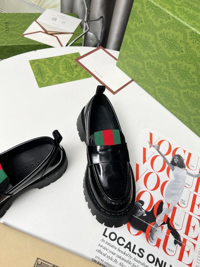 Functional Gxccx Leather Shoes 156273