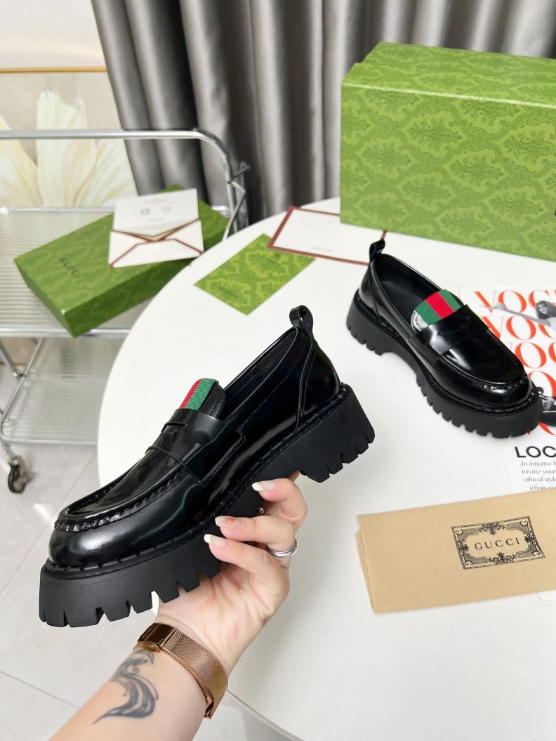 Functional Gxccx Leather Shoes 156273