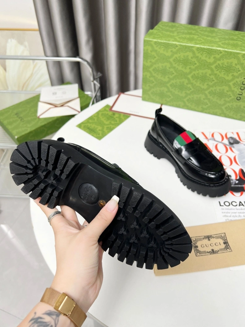Functional Gxccx Leather Shoes 156273