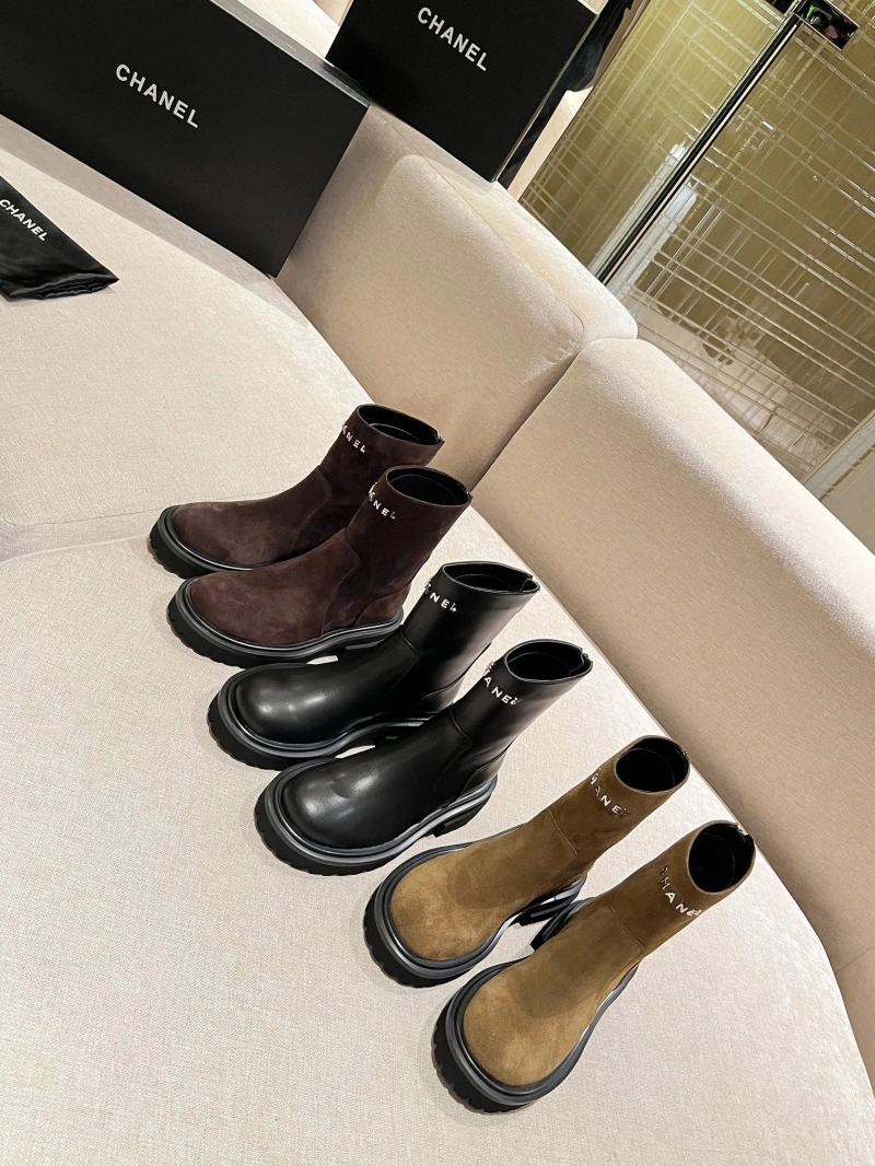 Sleek Chxnxl Boots 127814