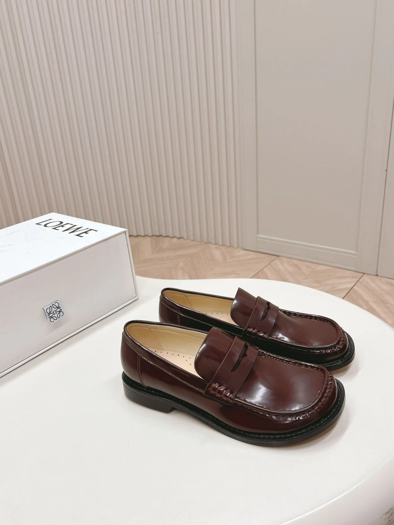 Lxxwe Leather Shoes Versatile 179248