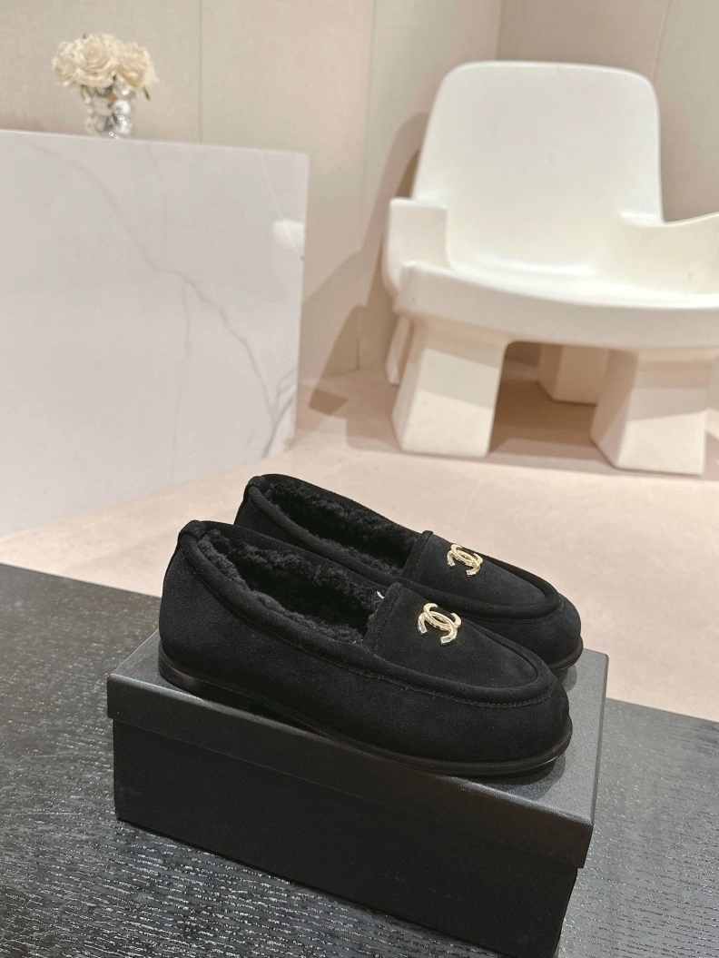 Bright Chxnxl Leather Shoes 118426