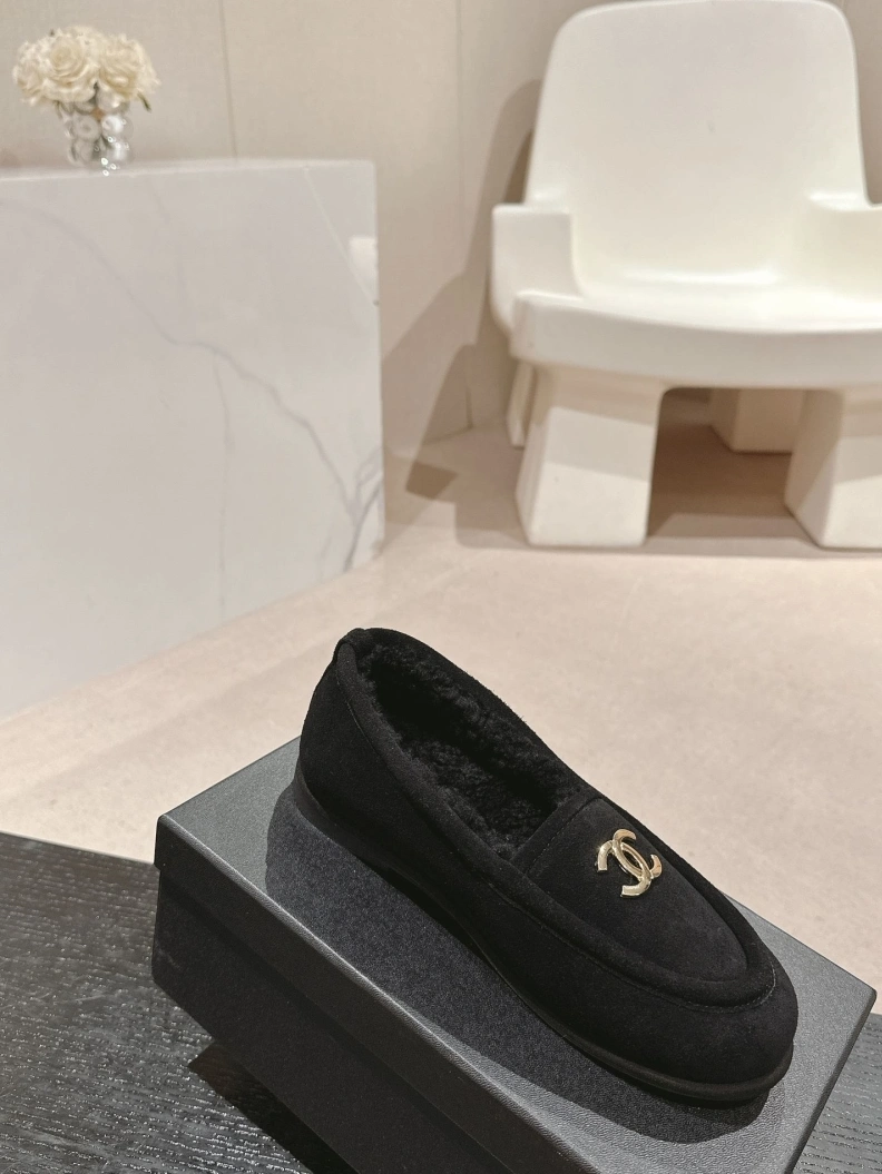 Bright Chxnxl Leather Shoes 118426