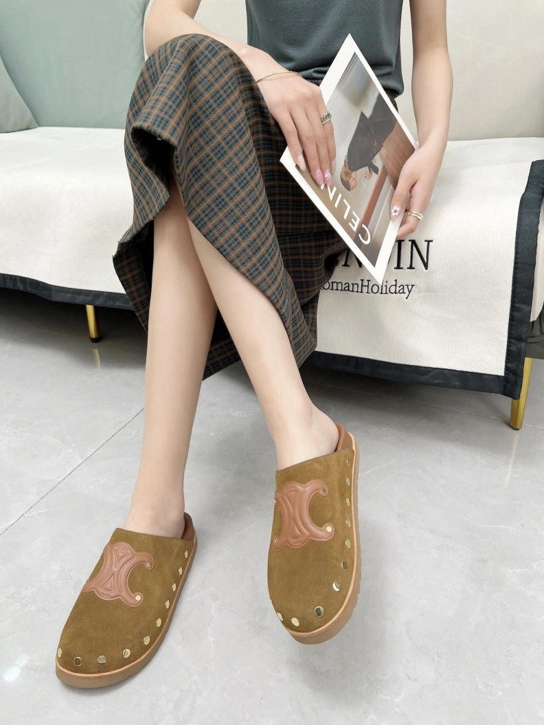Stylish Cxlxne Slippers 115878