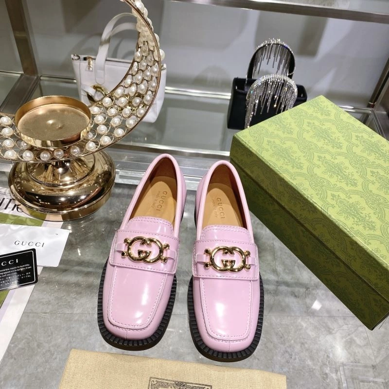 Trendsetting Gxccx Leather Shoes 166699