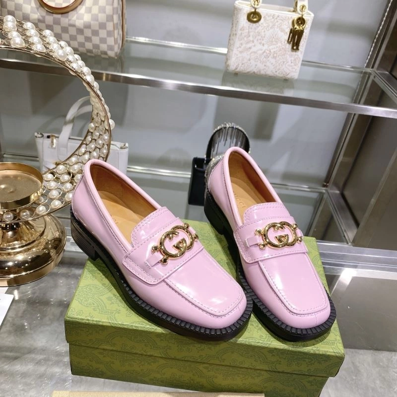 Trendsetting Gxccx Leather Shoes 166699