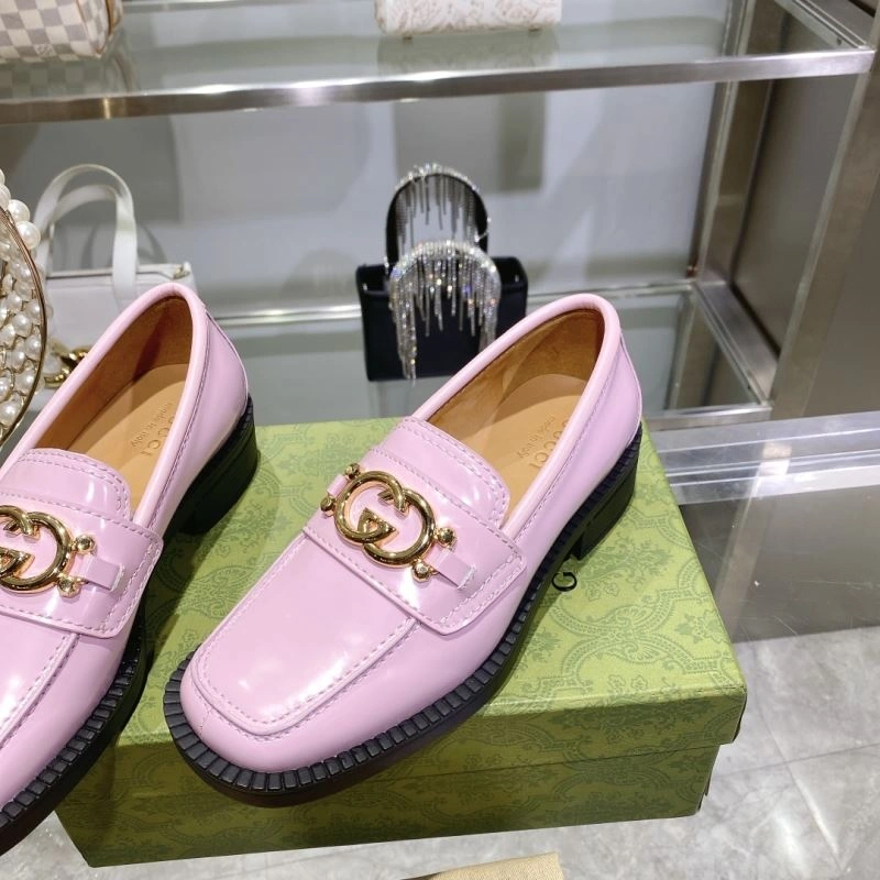 Trendsetting Gxccx Leather Shoes 166699