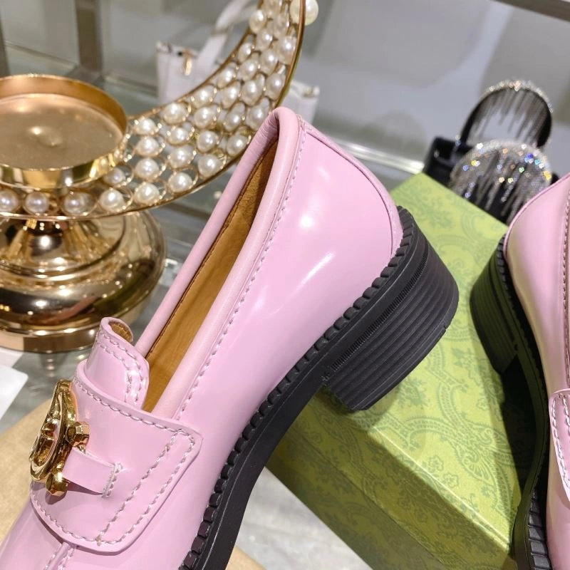 Trendsetting Gxccx Leather Shoes 166699