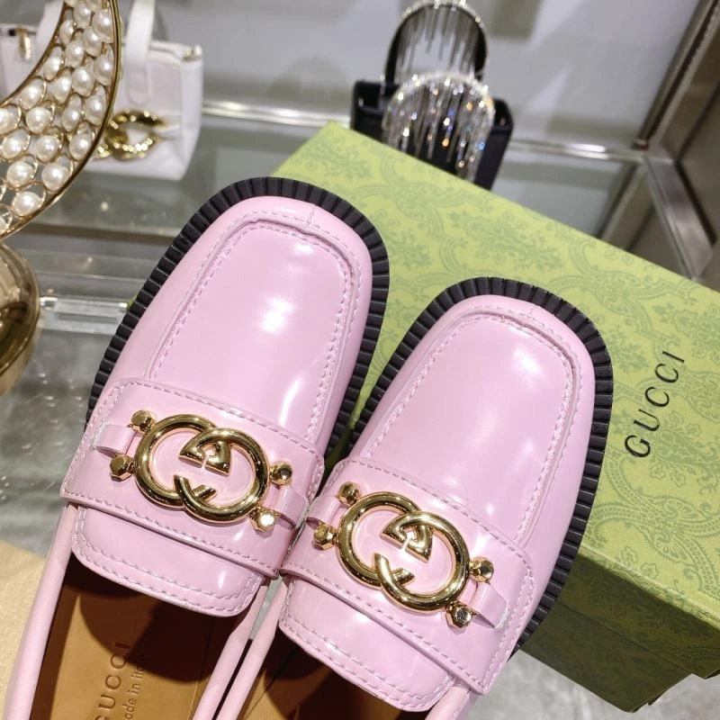 Trendsetting Gxccx Leather Shoes 166699