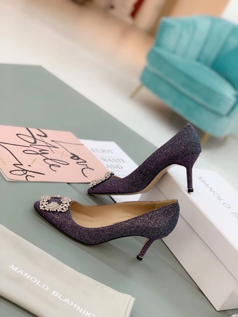 Lightweight Mxnxlo Blxhnxk High Heels 193435